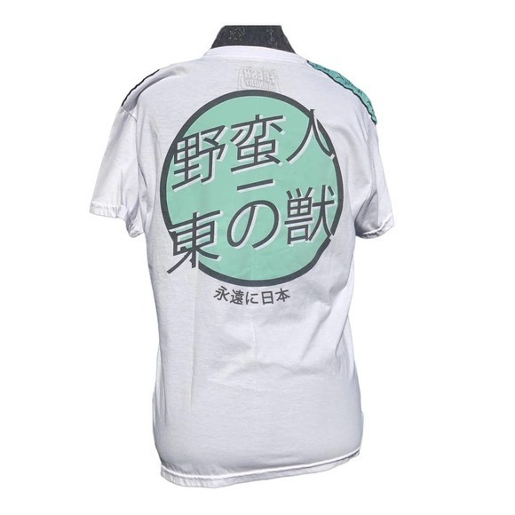 Fresh Laundry Japan T Shirt‎ Mens Medium Short Sleeve White  Graphic - Picture 2 of 11